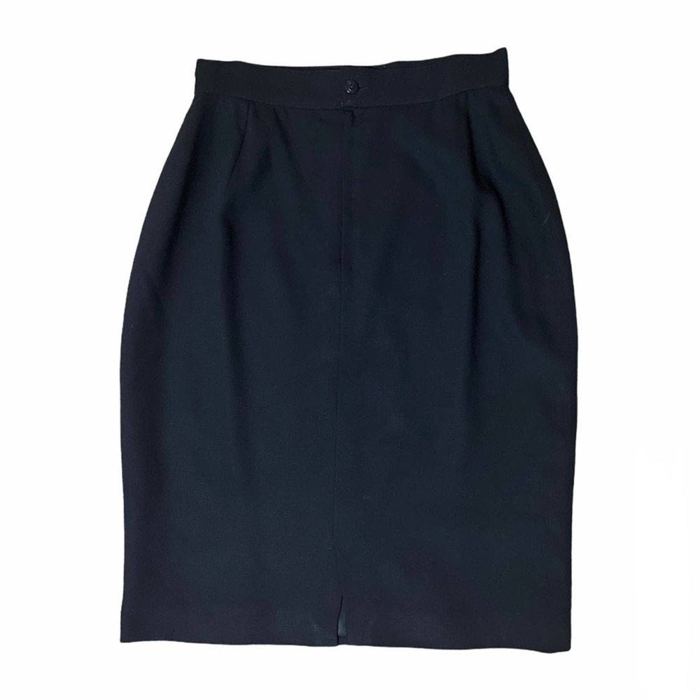 Gianni Versace Couture Vintage Wool Pencil Skirt